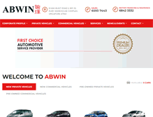 Tablet Screenshot of abwin.com.sg